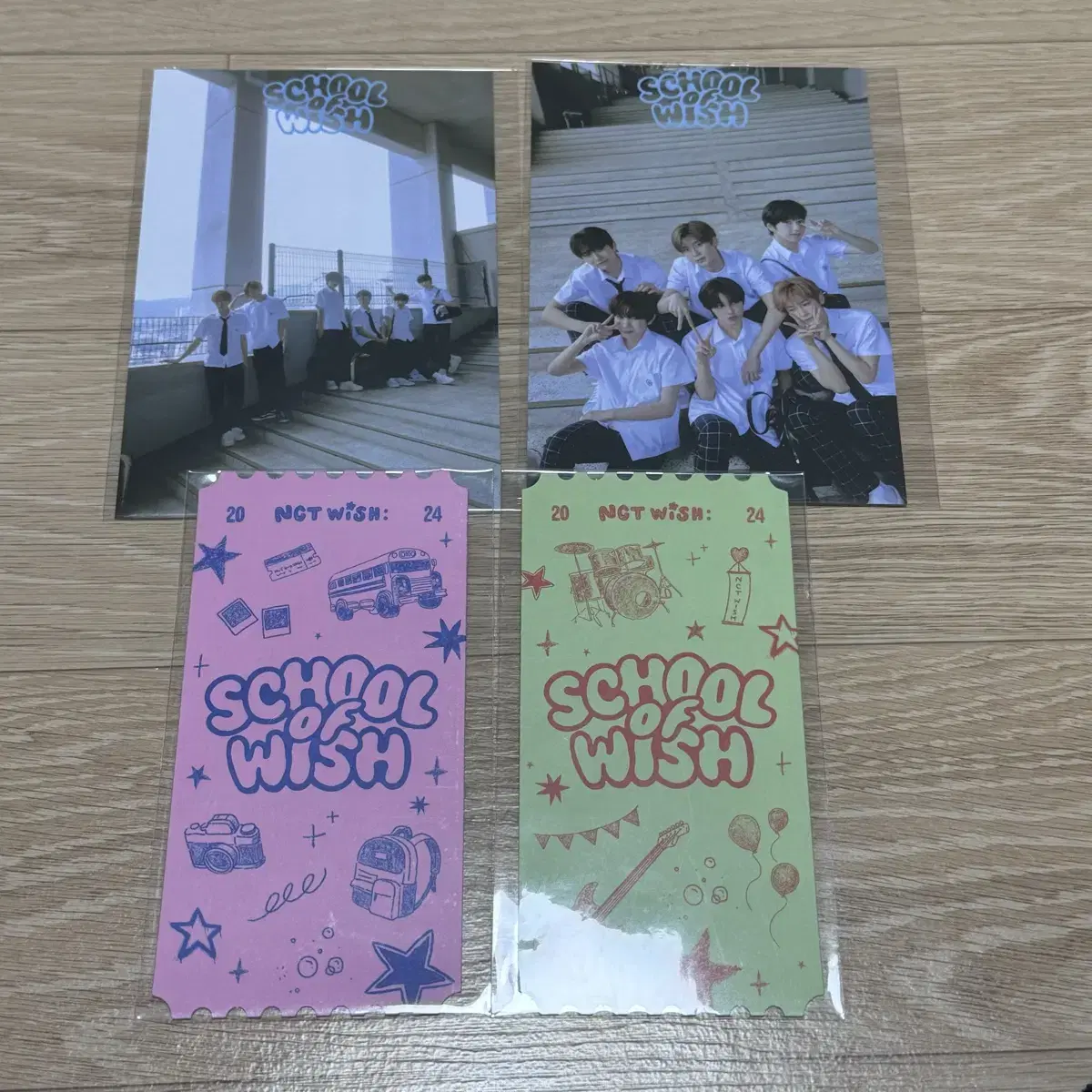 NCT School of Wish Daegu Zuu fanmeeting Admission postcard Tickets