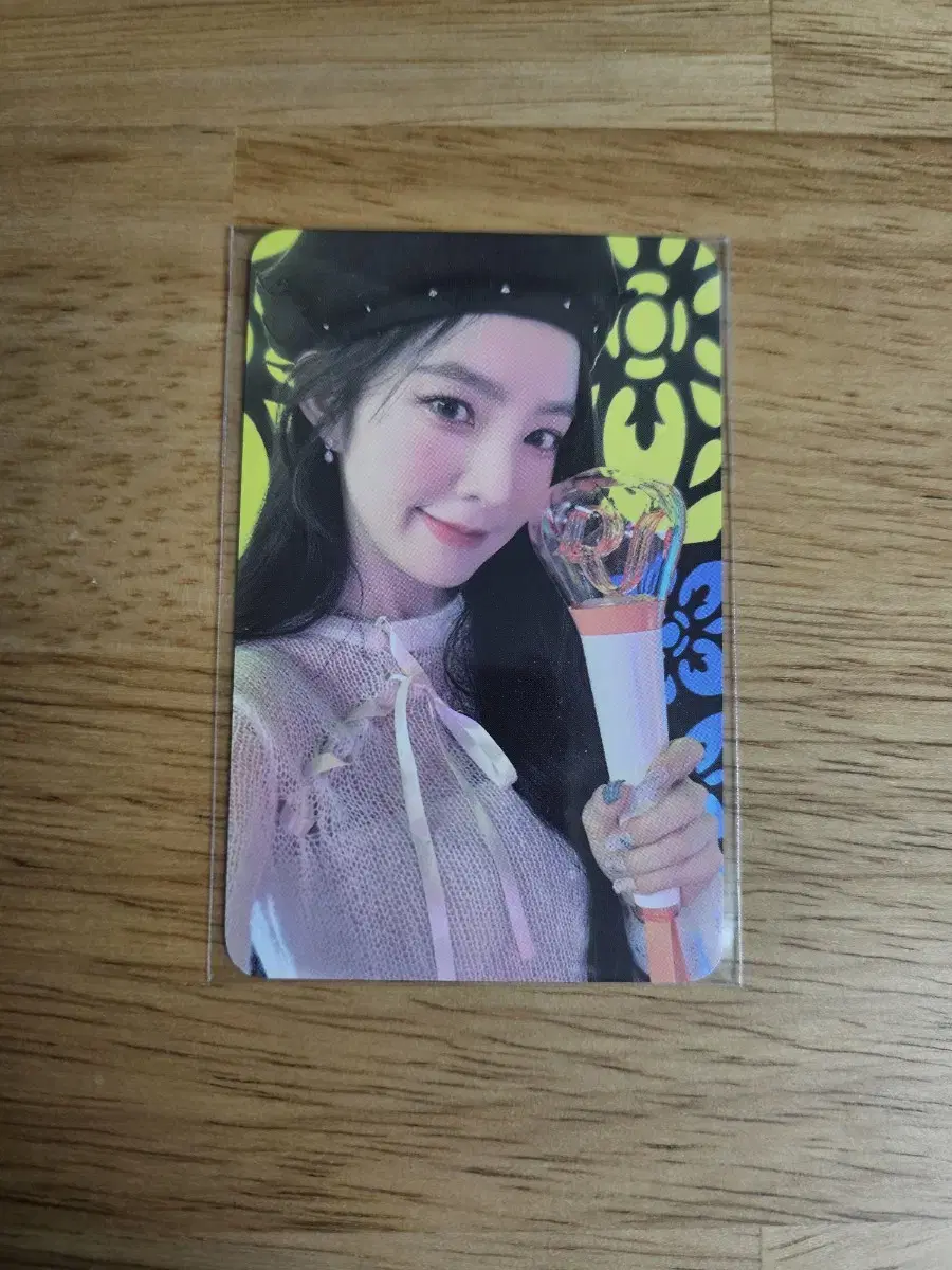 레드벨벳 아이린 응원봉 포카 Red Velvet Irene