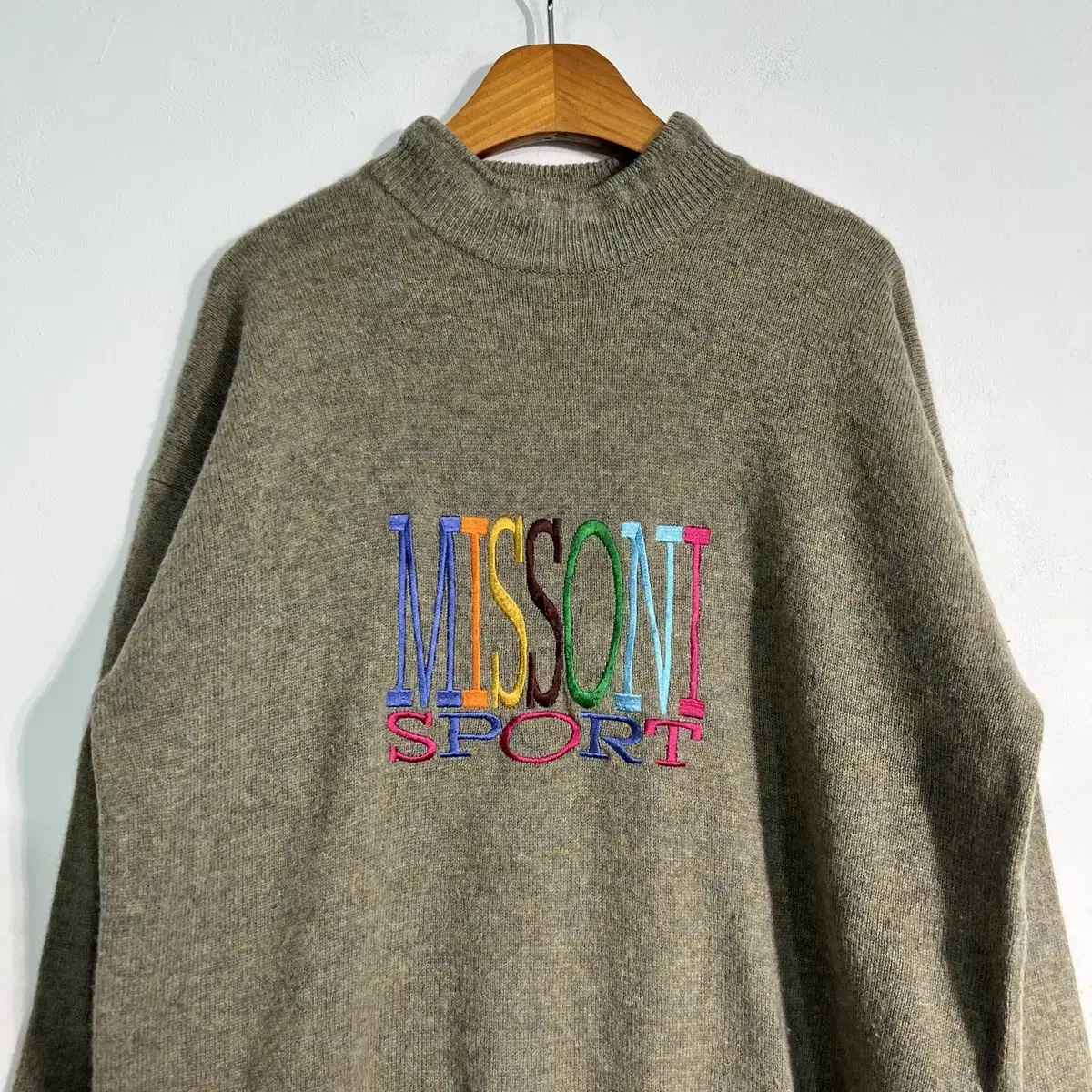 Missoni 미쏘니 울 100% 니트 L