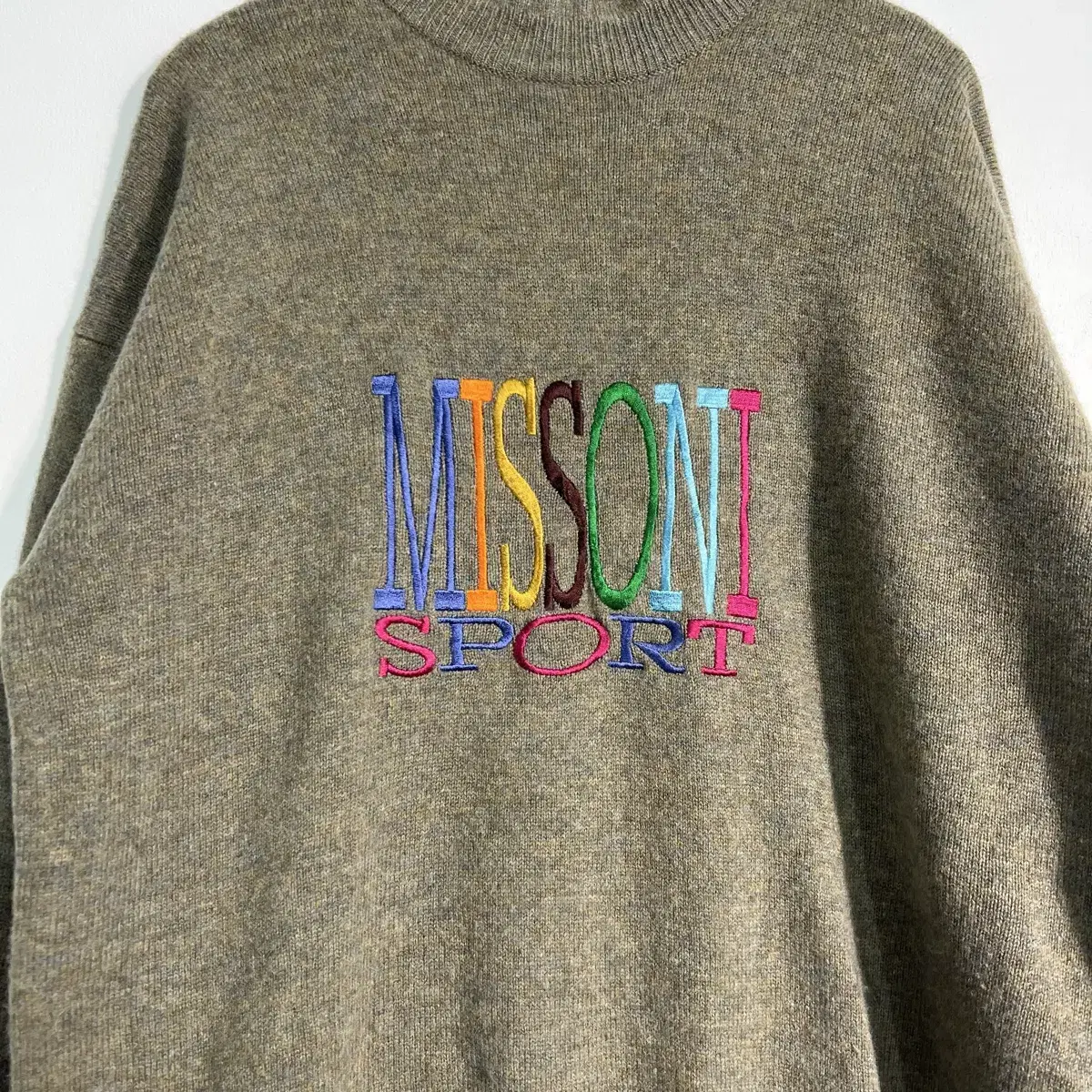 Missoni 미쏘니 울 100% 니트 L