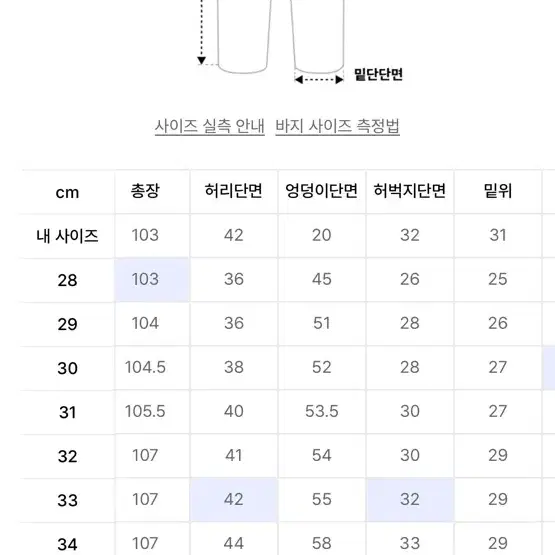 디키즈 레귤러핏 874 팬츠 - 에어포스 블루 [31사이즈]