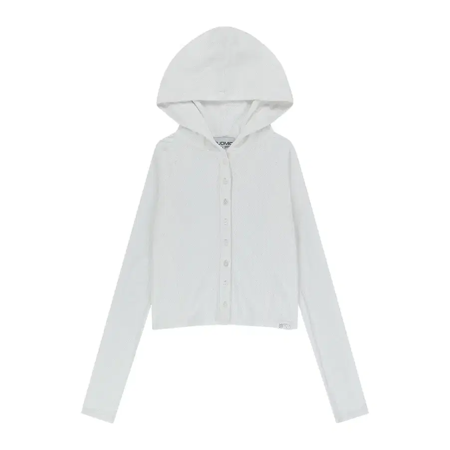 뚜오미오 POINTELLE BUTTONED HOODIE (아이보리)