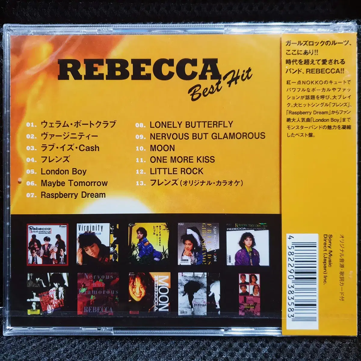 레베카 REBECCA 베스트 앨범 Best Hit CD 미개봉 신품