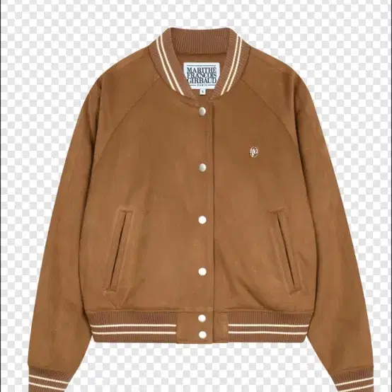 마리떼 CIRCLE LOGO VARSITY JACKET