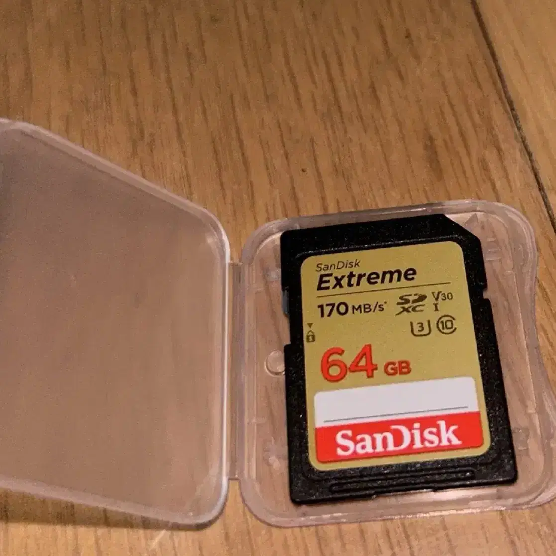 방금 개봉)샌디스크 익스트림sandisk 170mb 64gb