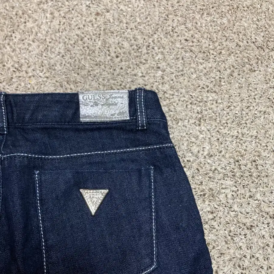 Guess denim jeans with silver logo 26