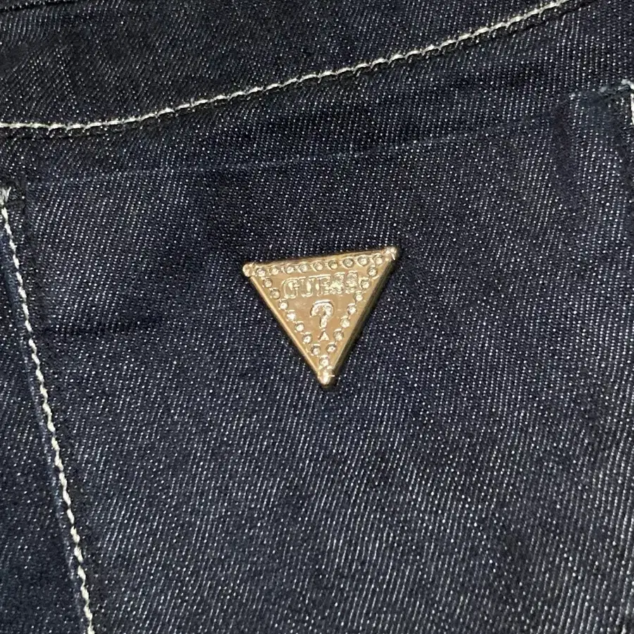 Guess denim jeans with silver logo 26