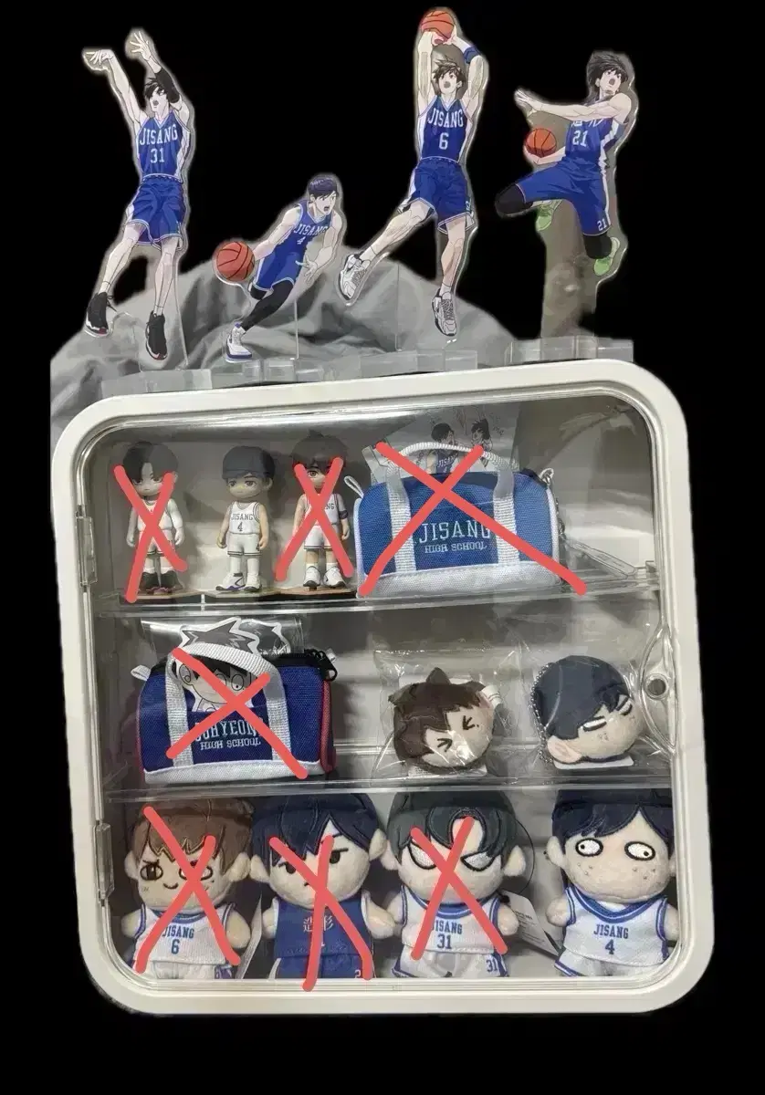 Garbage Time pop up Merchandise sell (at cost or less) Figures doll Mini Bags