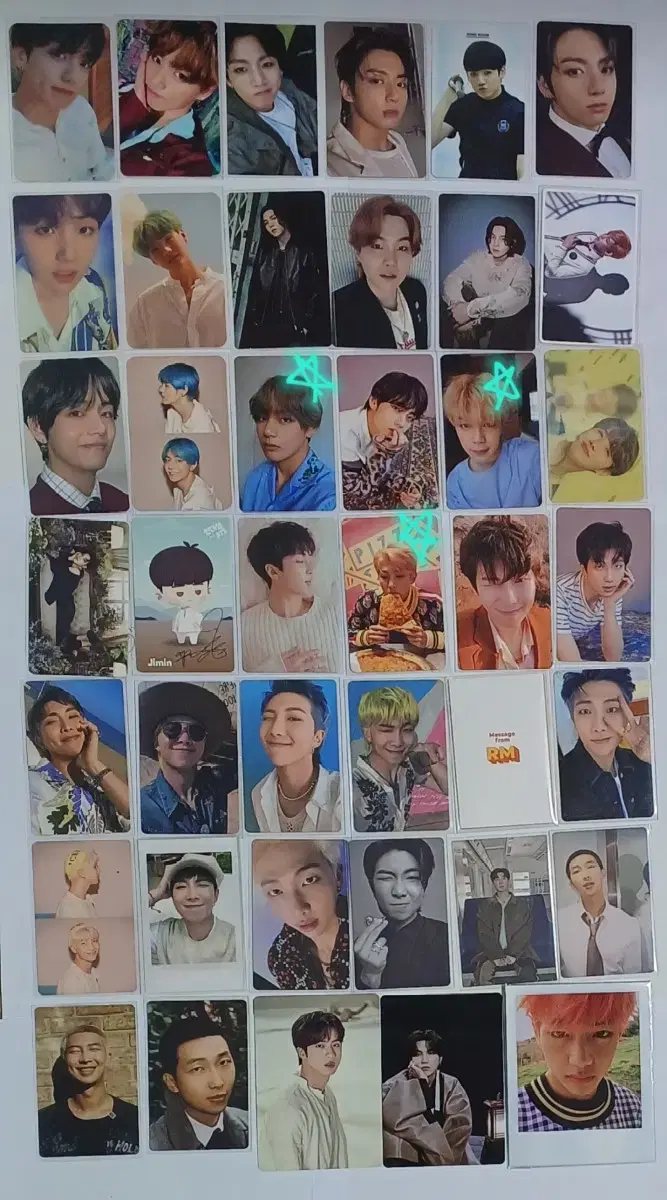 급전)Bangtan photocard bulk Namjoon Seokjin Hoseok Yoon Ki jimin Taehyung Jungkook