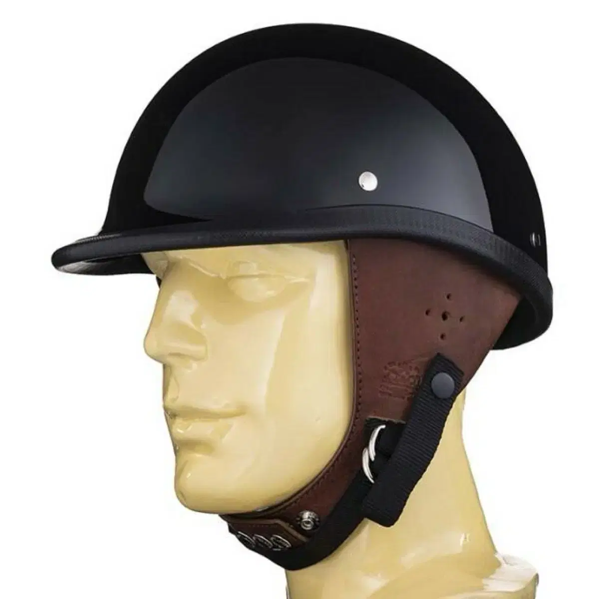 ttandco USA JOCKEY BLACK HALF HELMET