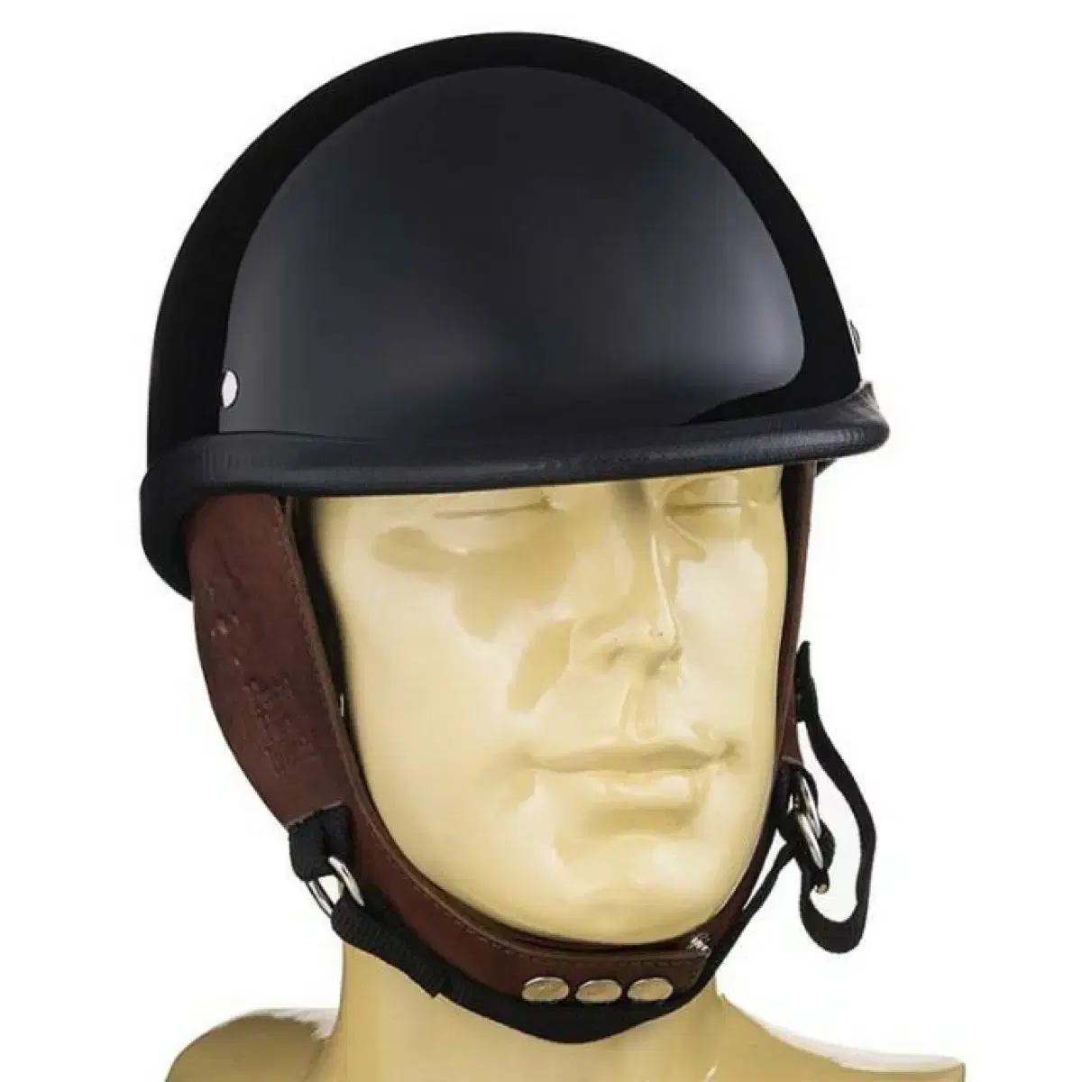 ttandco USA JOCKEY BLACK HALF HELMET