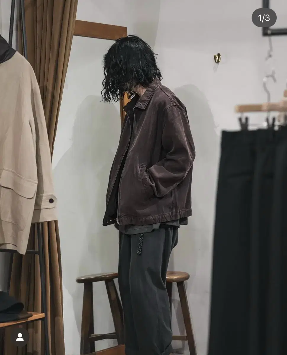 [판매] 24aw 아프레쎄 silk hemp french jacket 2