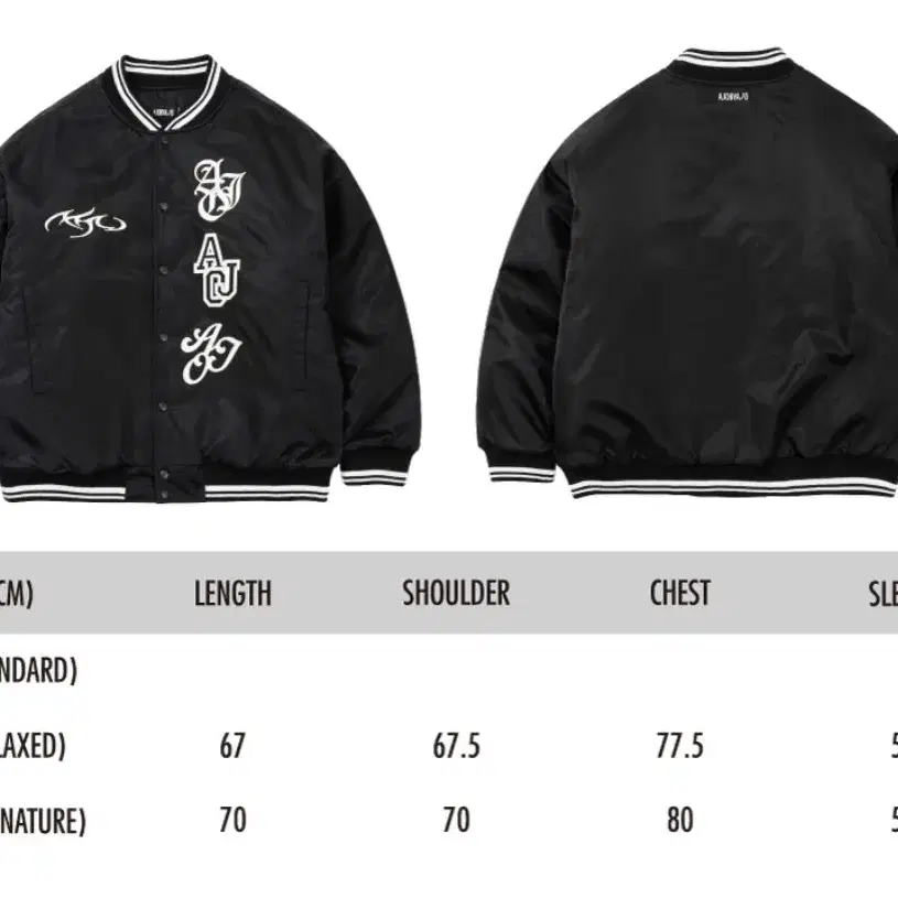 Nylon Baseball Jacket [BLACK]