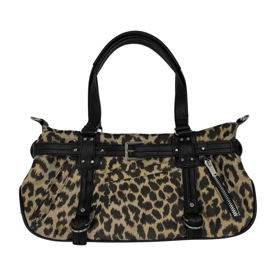 Belted Duffle Bag - Leopard