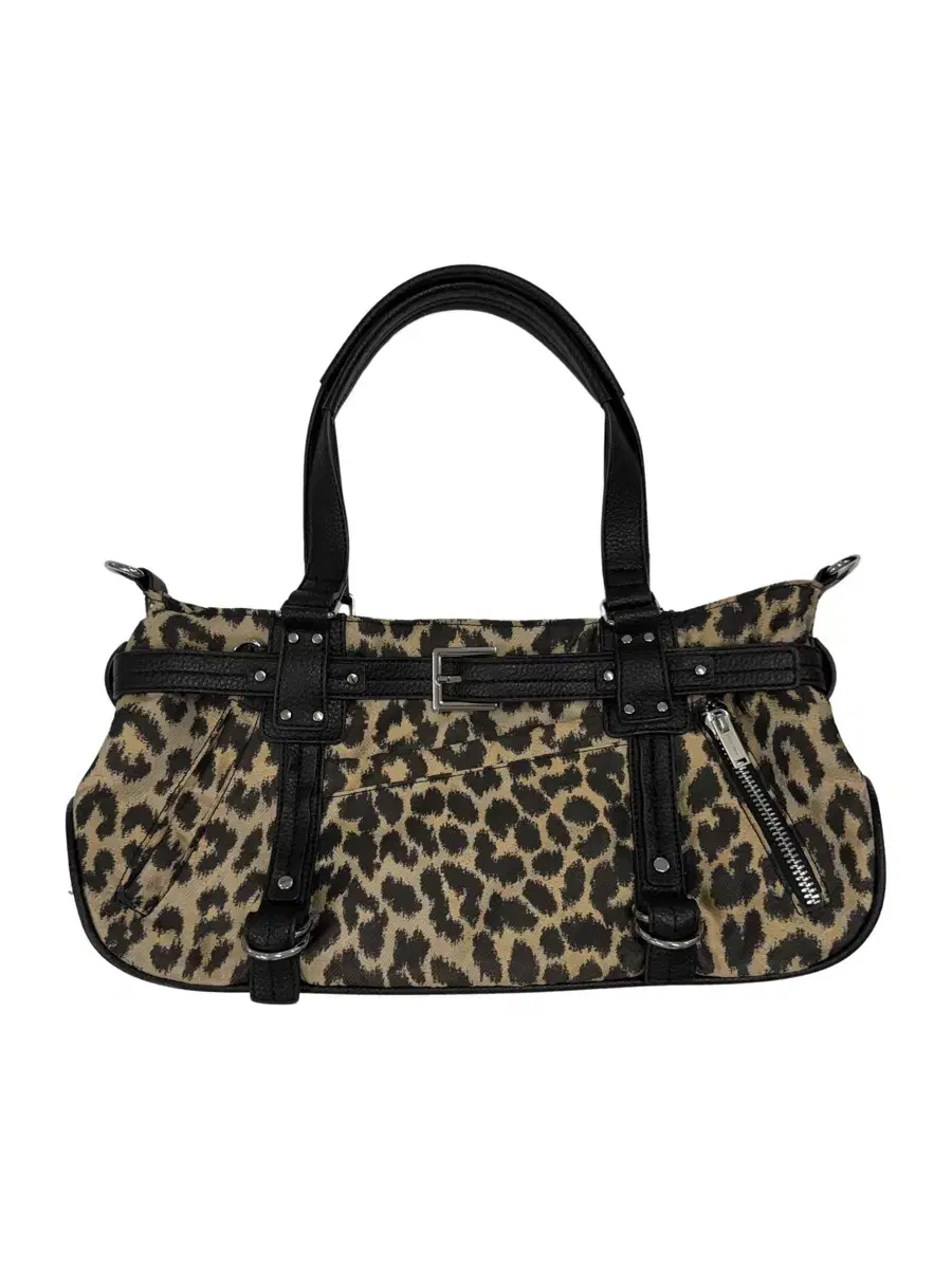 Belted Duffle Bag - Leopard