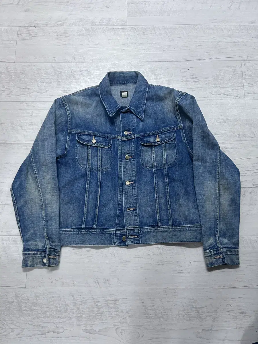 RRL LOT 271 리랜드 워싱 데님 연청 자켓 XL