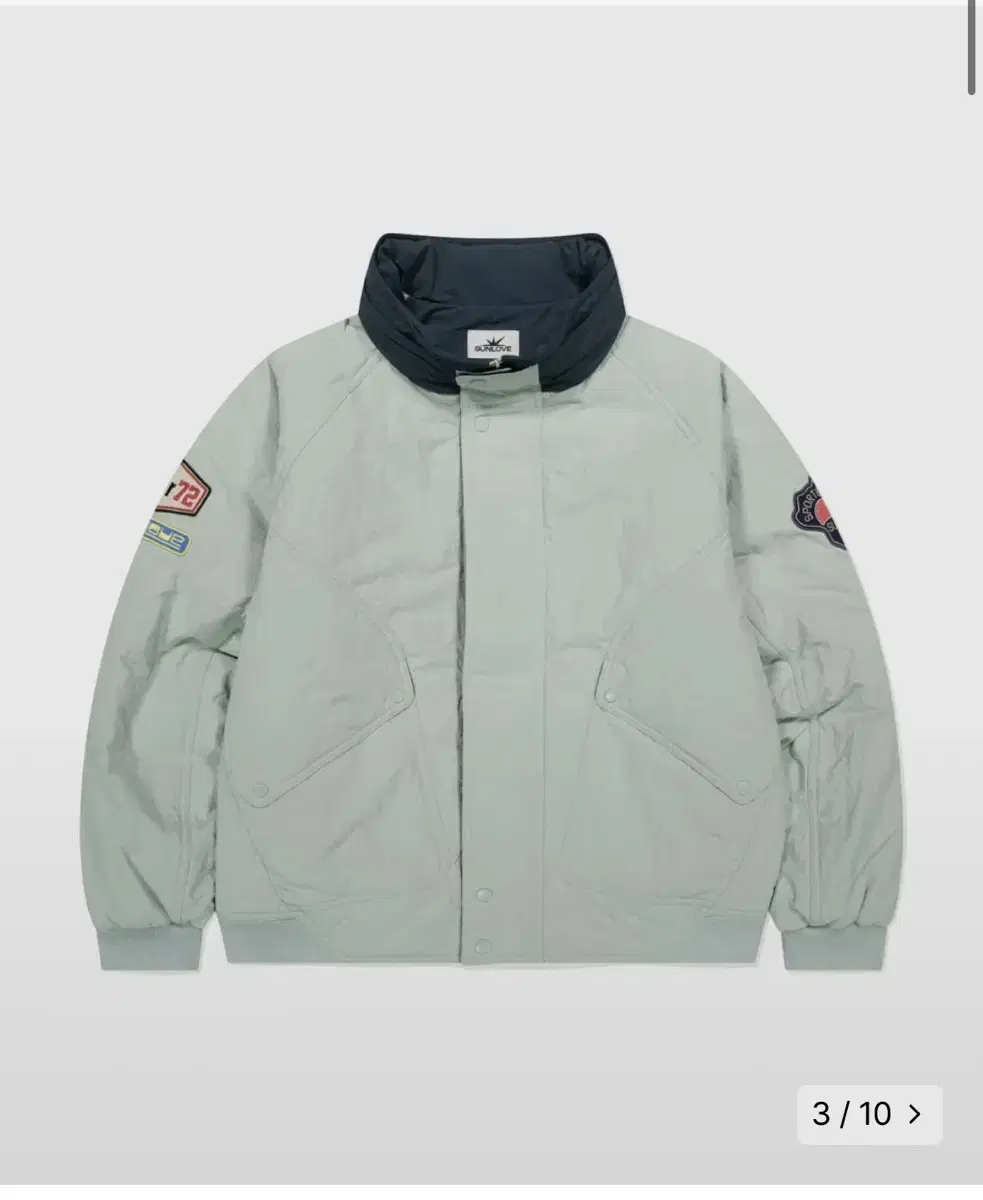 썬러브 자켓 미디움 Crew Insulated Jacket Sage