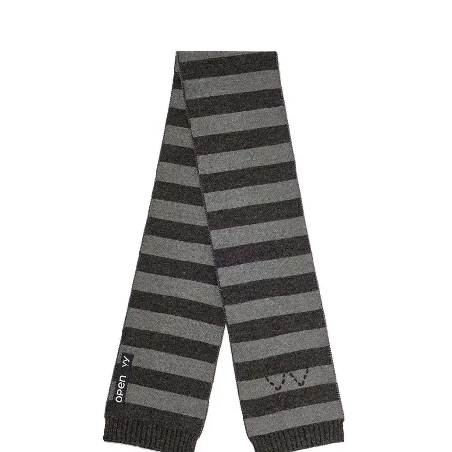 오픈와이와이 STRIPE 목도리 SCARF, CHARCOAL