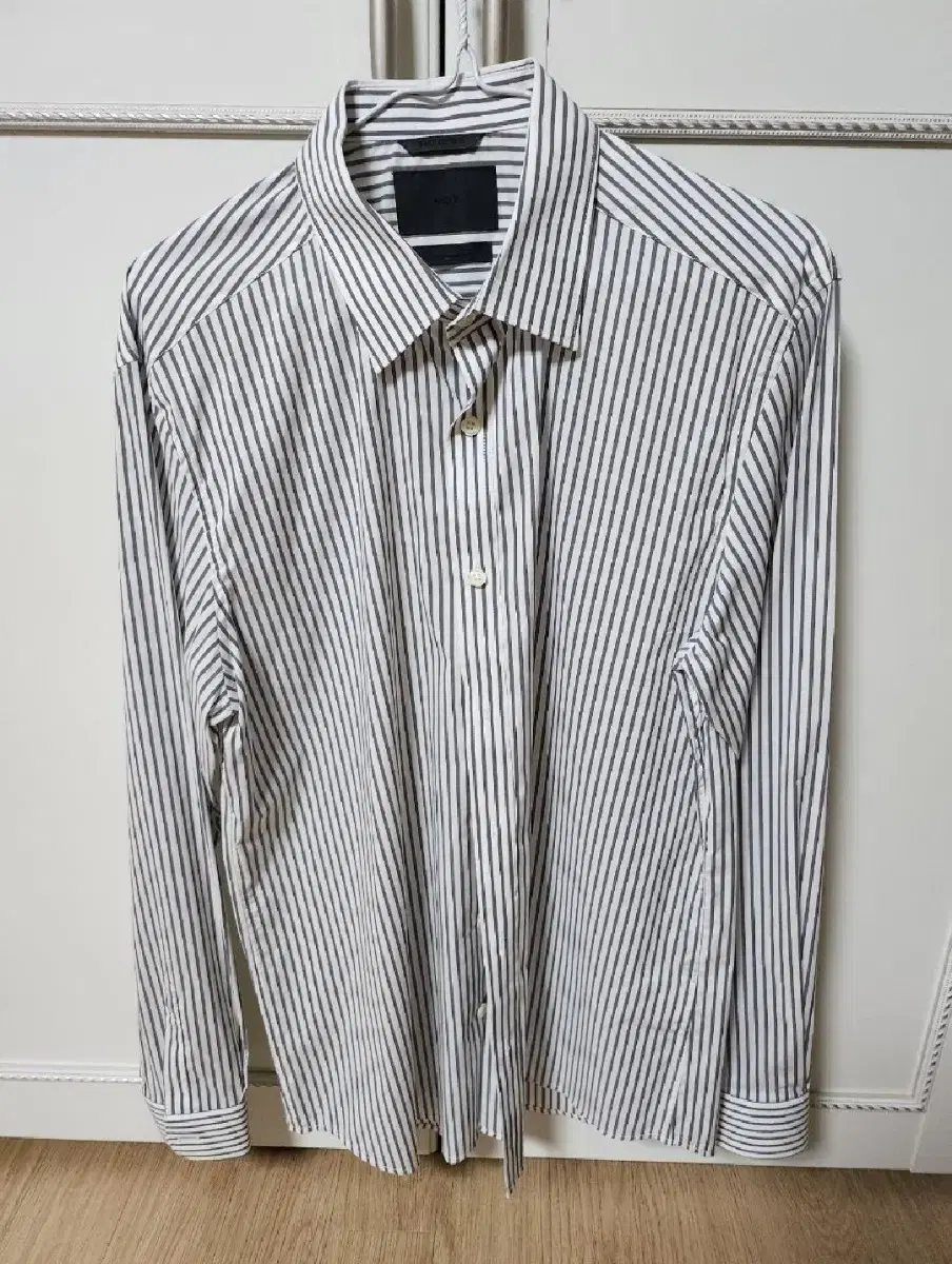 Angie Gray Striped Shirt 105 (New)