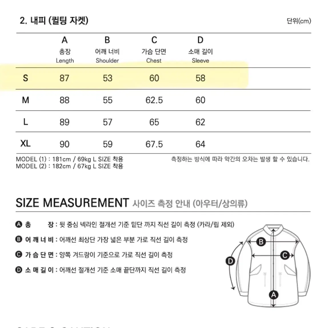 프리즘웍스 내피 피쉬테일 파카 깔깔이