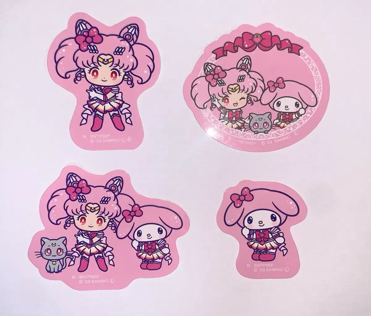 Sailor Moon x Sanrio Little Sera (Chibiusa) & My Melody stickers