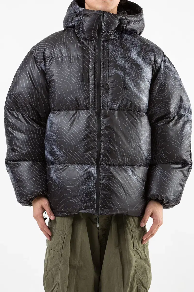 XL) Roa Hiking Heavy Down Jacket Black