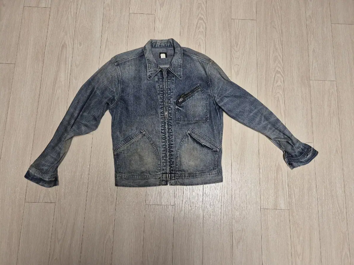 rrl denim zip front jacket 91B 판매합니다.