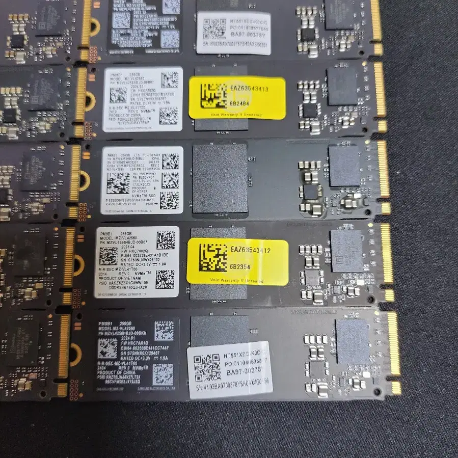 컴퓨터 저장장치 삼성 NVME SSD PM9B1 256GB