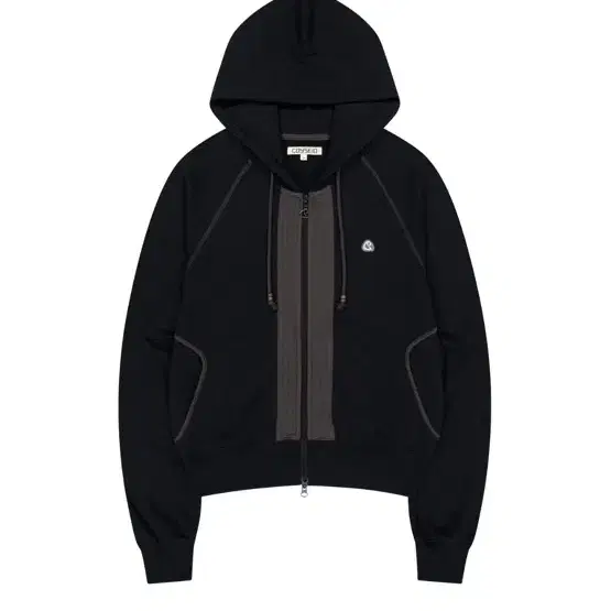 코이세이오 PUCKERING HOOD ZIP-UP 블랙 2사이즈