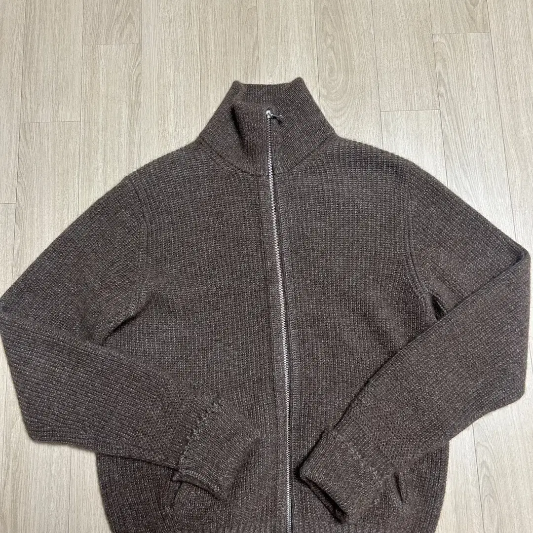 [새상품] 마티앤선즈 CASHMERE JIP SWEATER 브라운