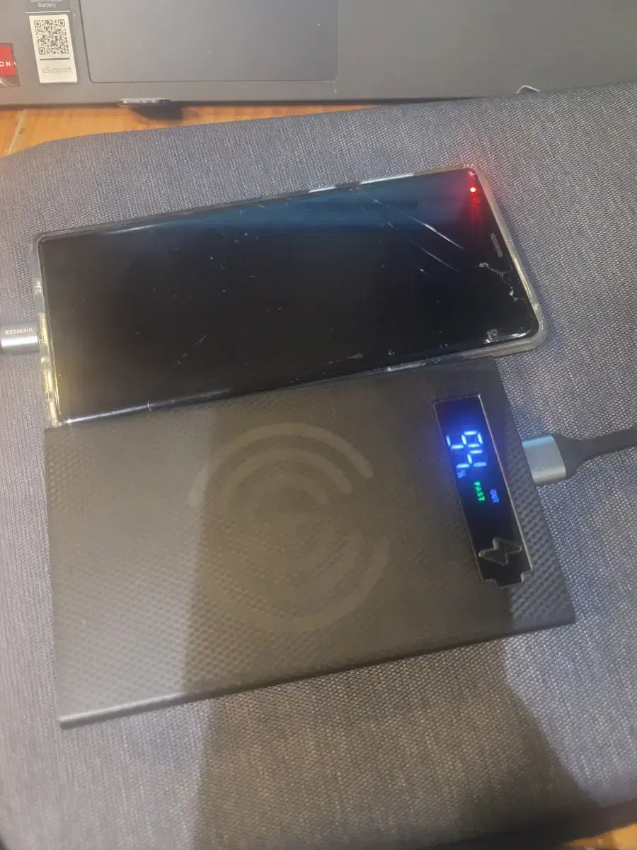 무선 충전 qc 보조배터리 12000mah