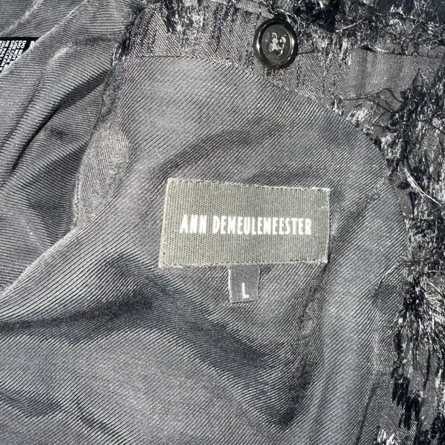 ANN DEMEULEMEESTER 앤 드믤미스터 퍼 블레이져 자켓