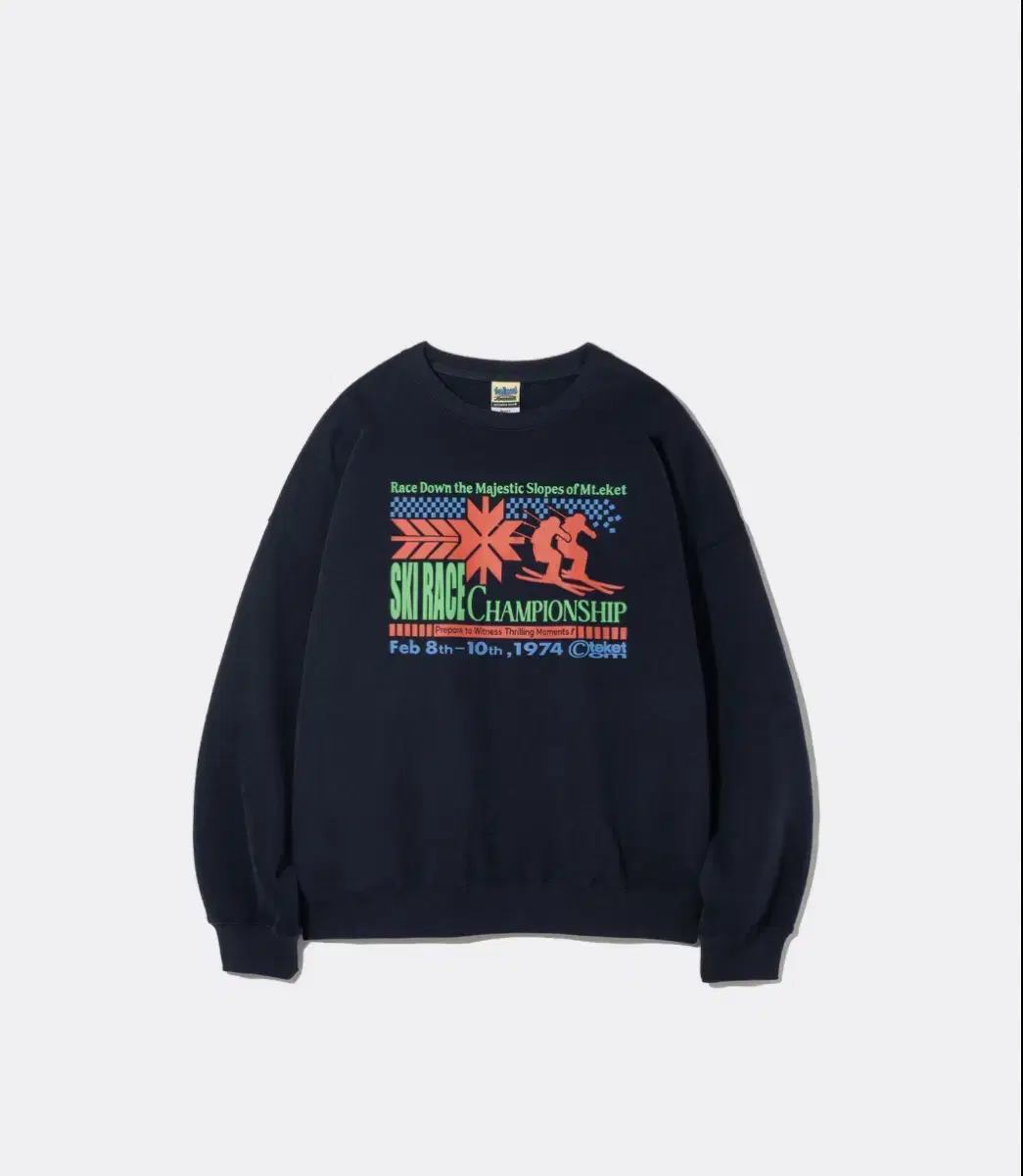 테켓 기모맨투맨 Championship Sweatshirt Navy