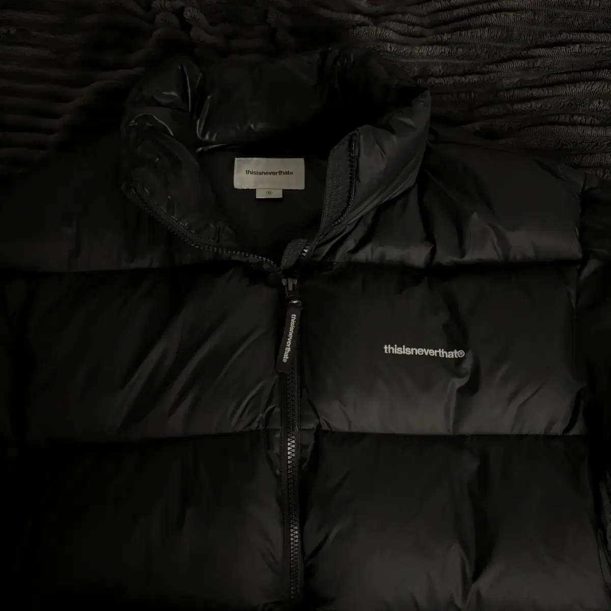 디스이즈 네버뎃 PERTEX T Down Jacket Black