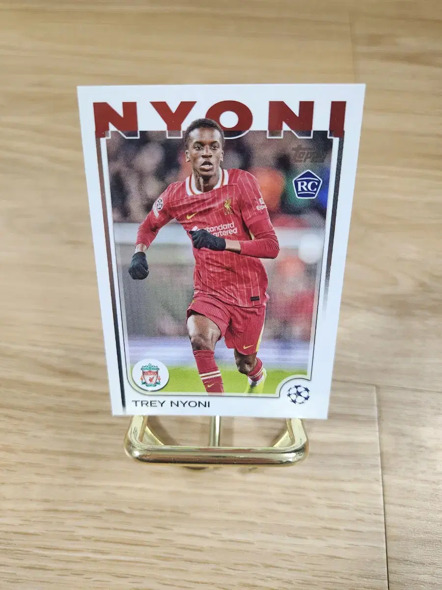 25Tops Competitions Liverpool Traynor RookieSoccer Card