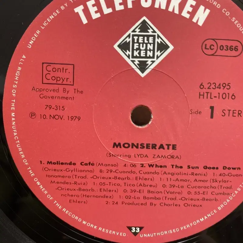 MONSERATE LP / AA7035