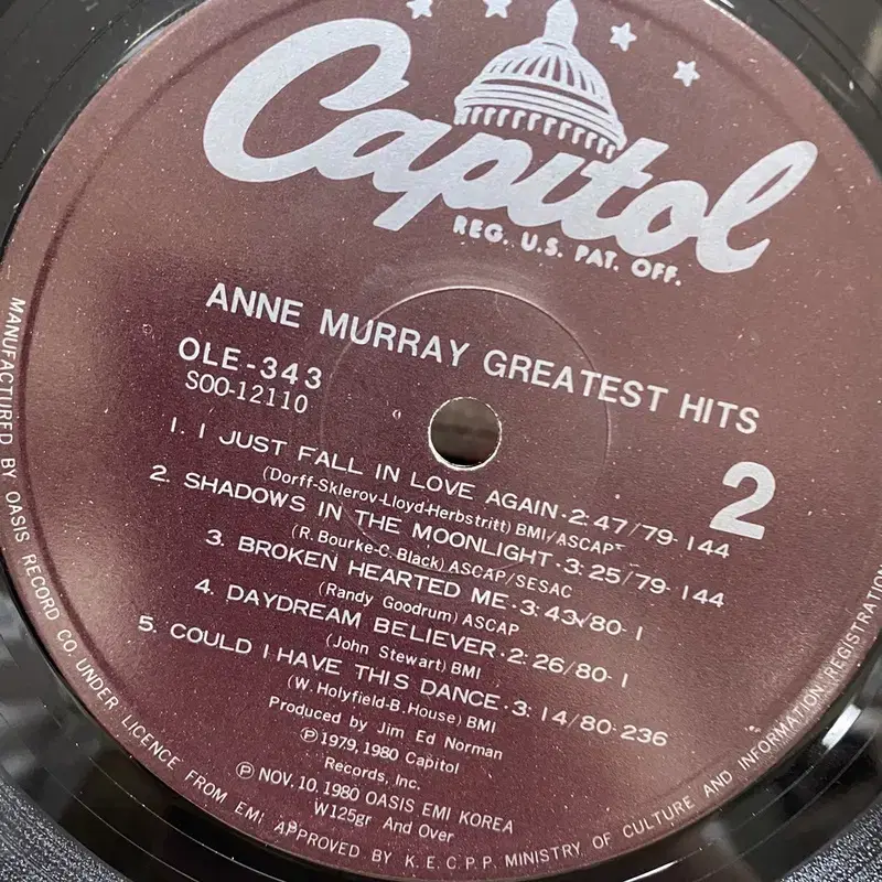 ANNE MURRAYS HITS  LP / AA7045