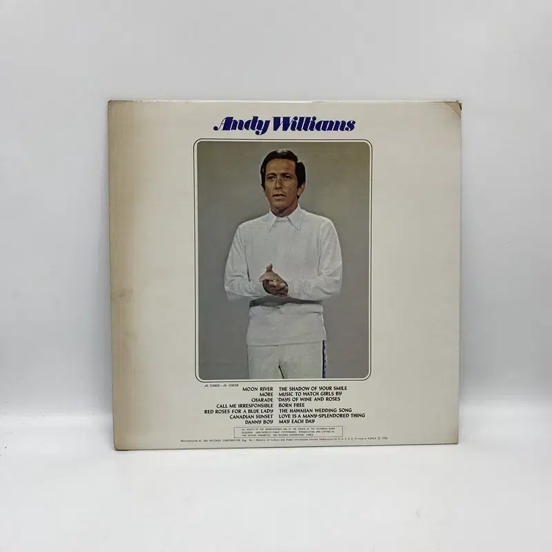 ANDY WILLIAMS HITS  LP / AA7050