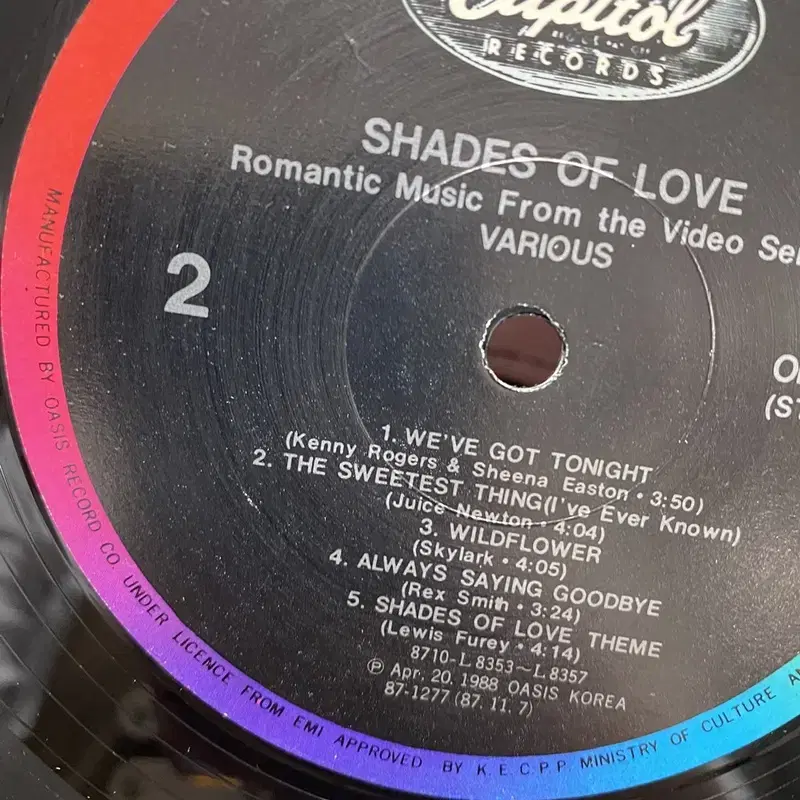 ROMANTIC MUSIC LP / AA7056