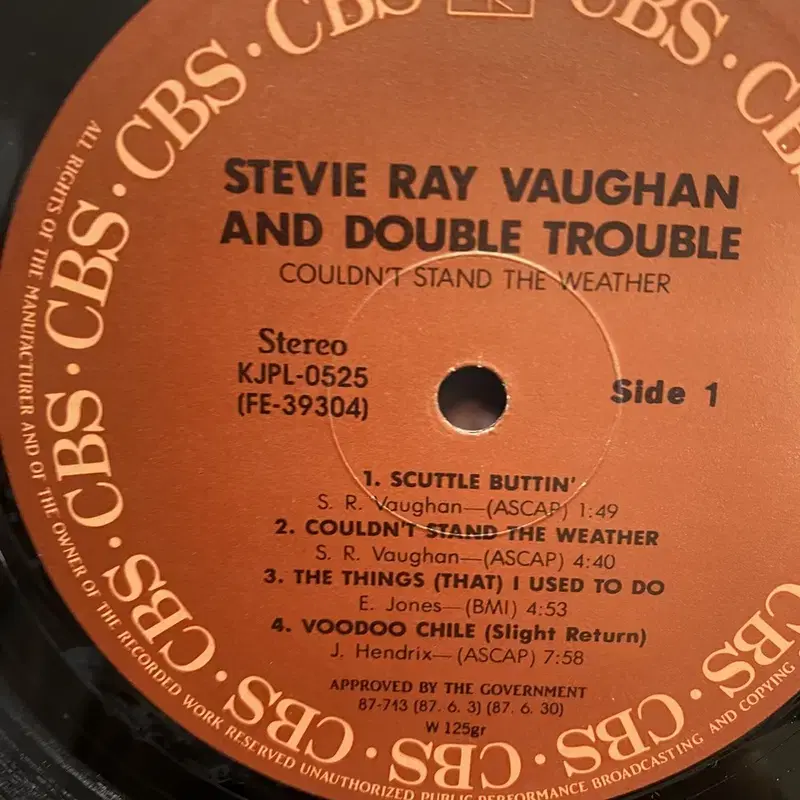 STEVIE RAY VAUGHAN AND LP / AA7057