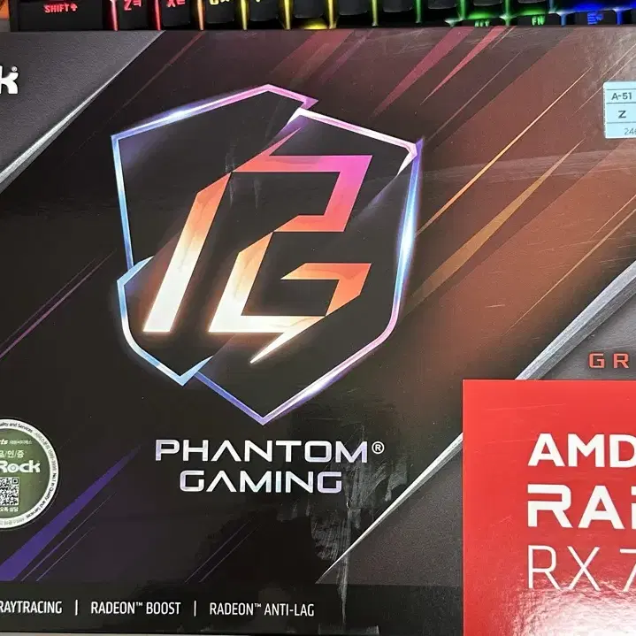 ASRock] 라데온 RX 7900 XTX Phantom Gaming O