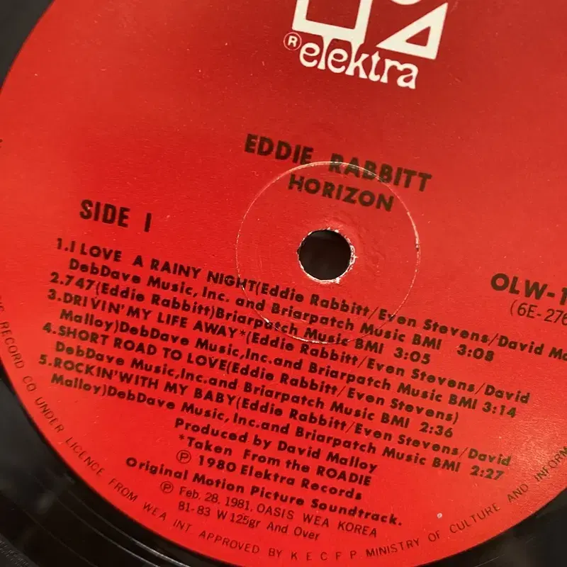 EDDIE RABBIT   LP / AA7063