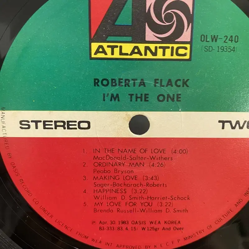 ROBERTA FLACK  LP / AA7066