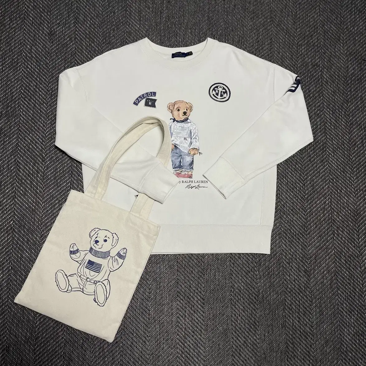 S] 폴로베어 (POLO Ralph Lauren)맨투맨+에코백