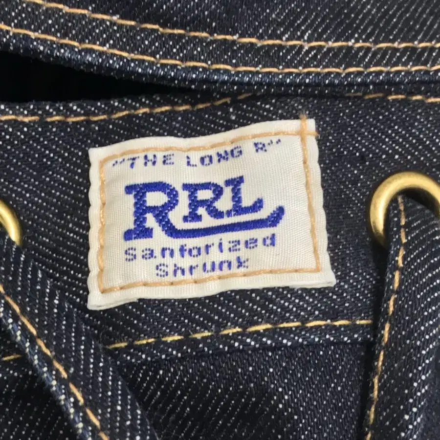 RRL 데님 백팩팝니다.