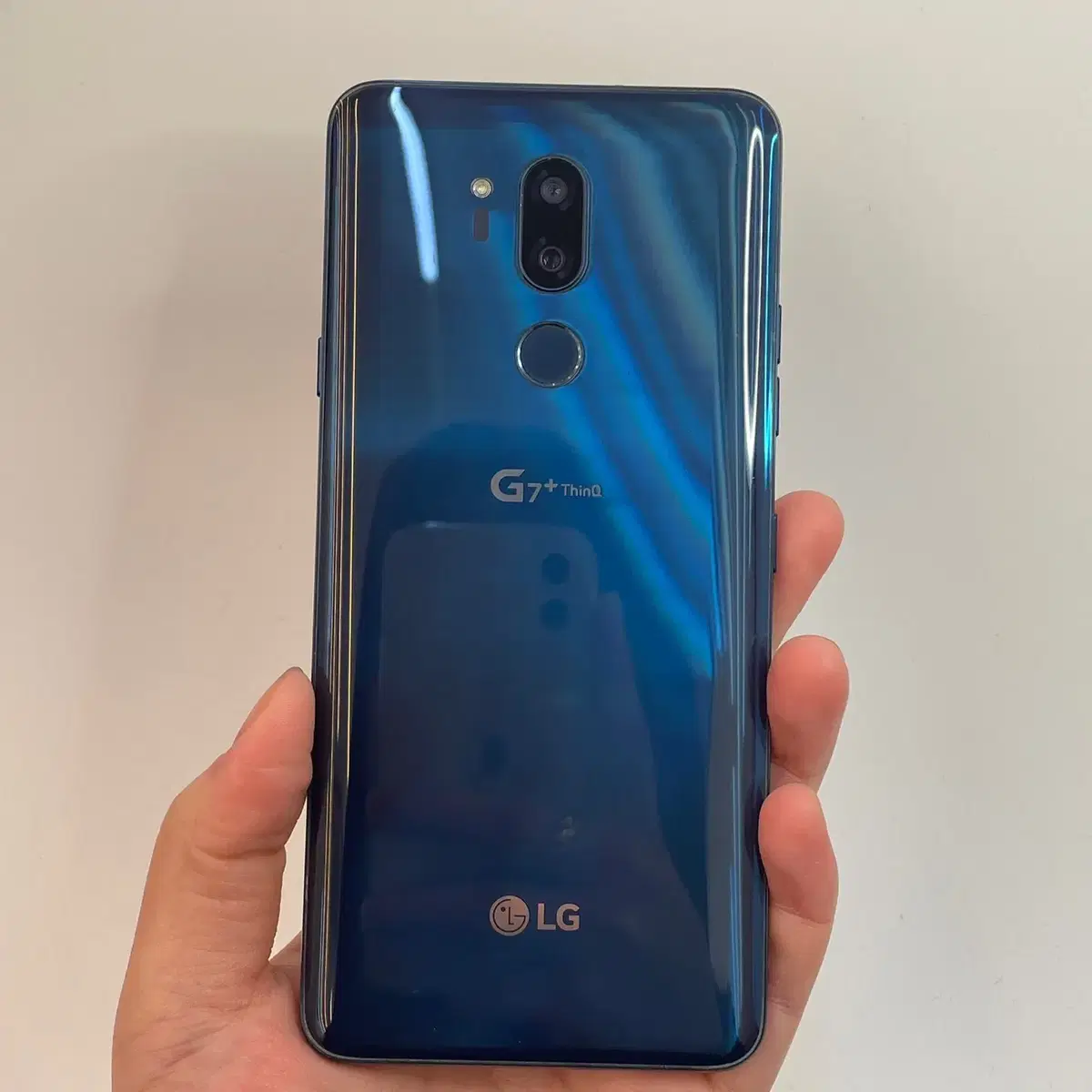 무잔상/기능정상 LG G7플러스 (G710) 블루 128GB 02452