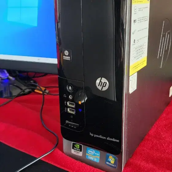 HP 컴퓨터pc  슬림형  와이파이도