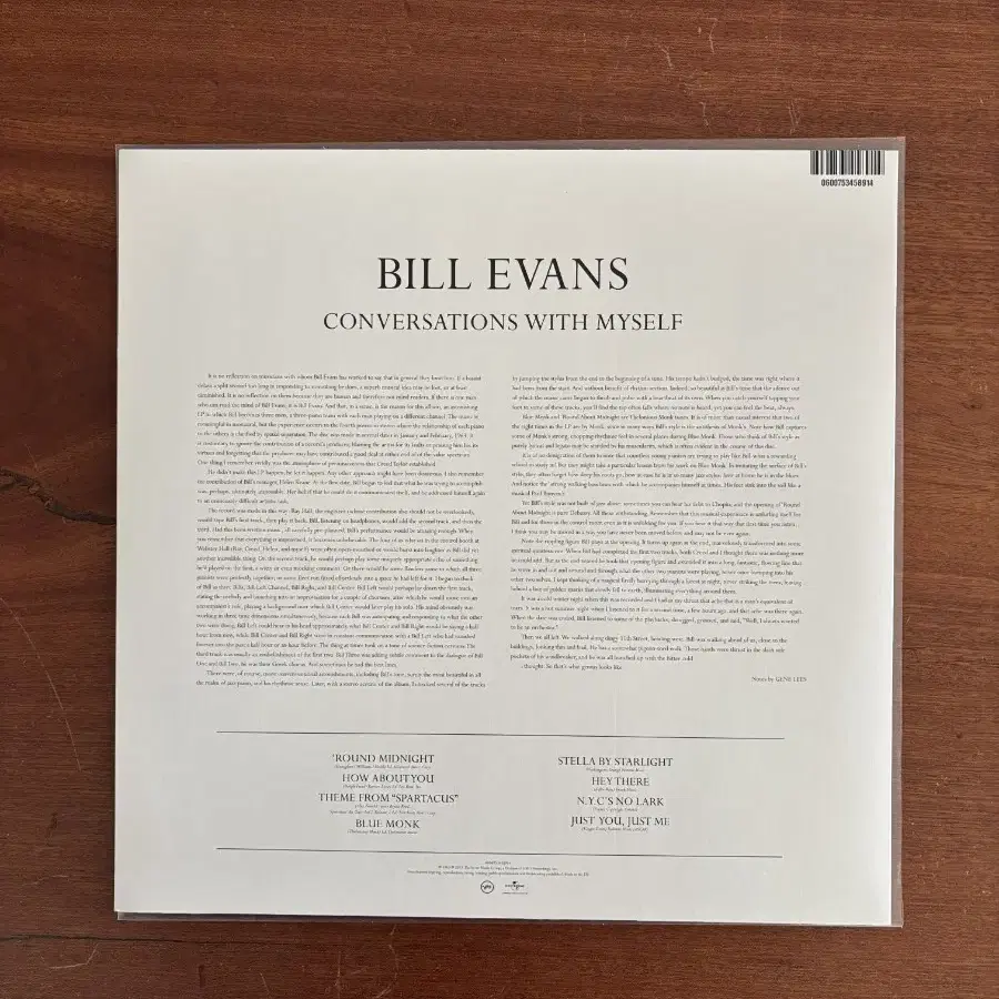 Bill Evans Conversations with myself LP