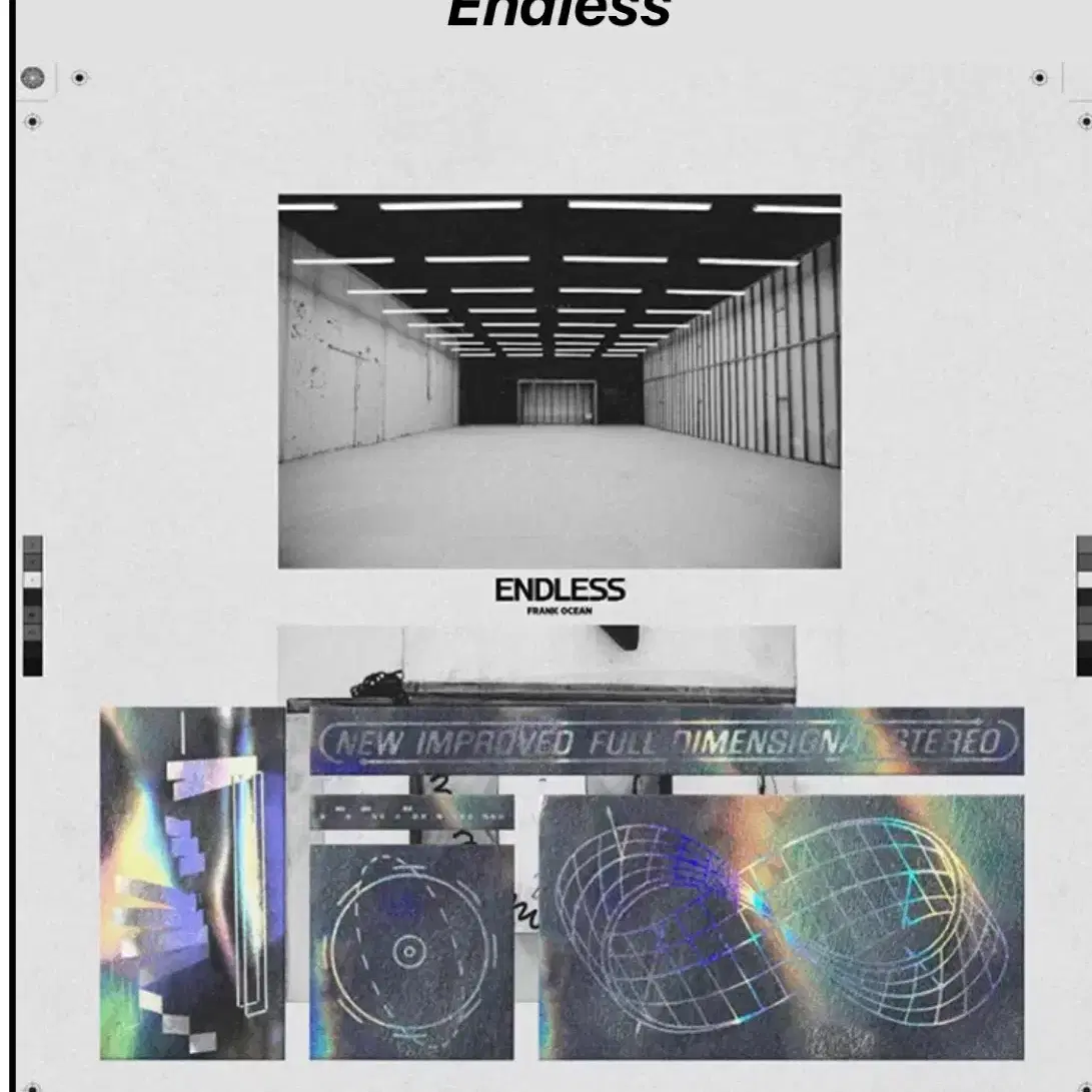 프랭크 오션 endless vhs / cd / dvd