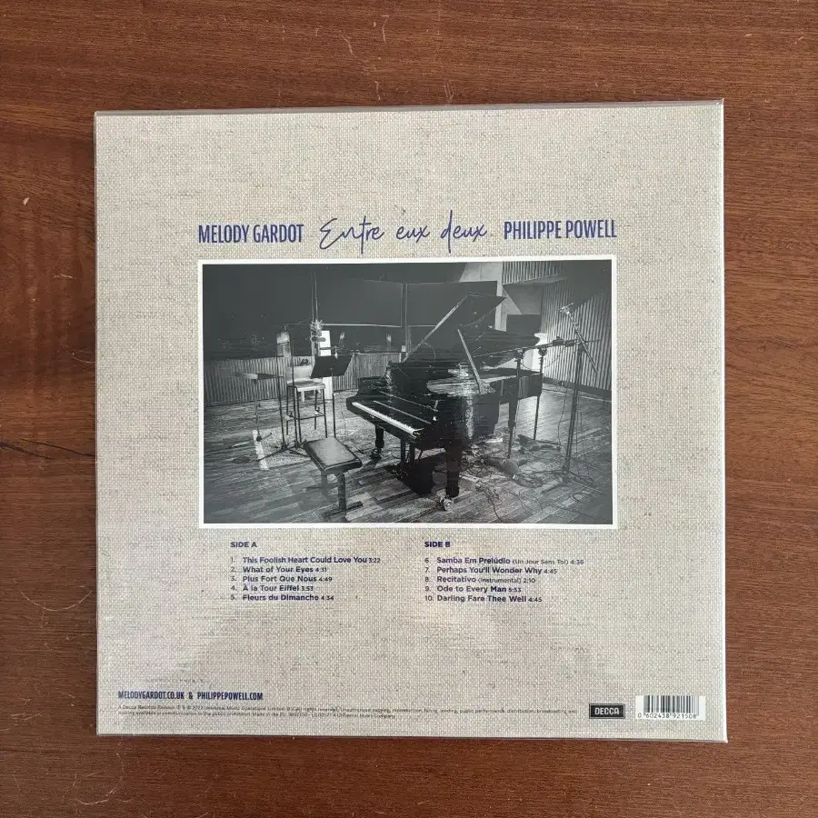 Melody Gardot - Entre eux deux 재즈 LP